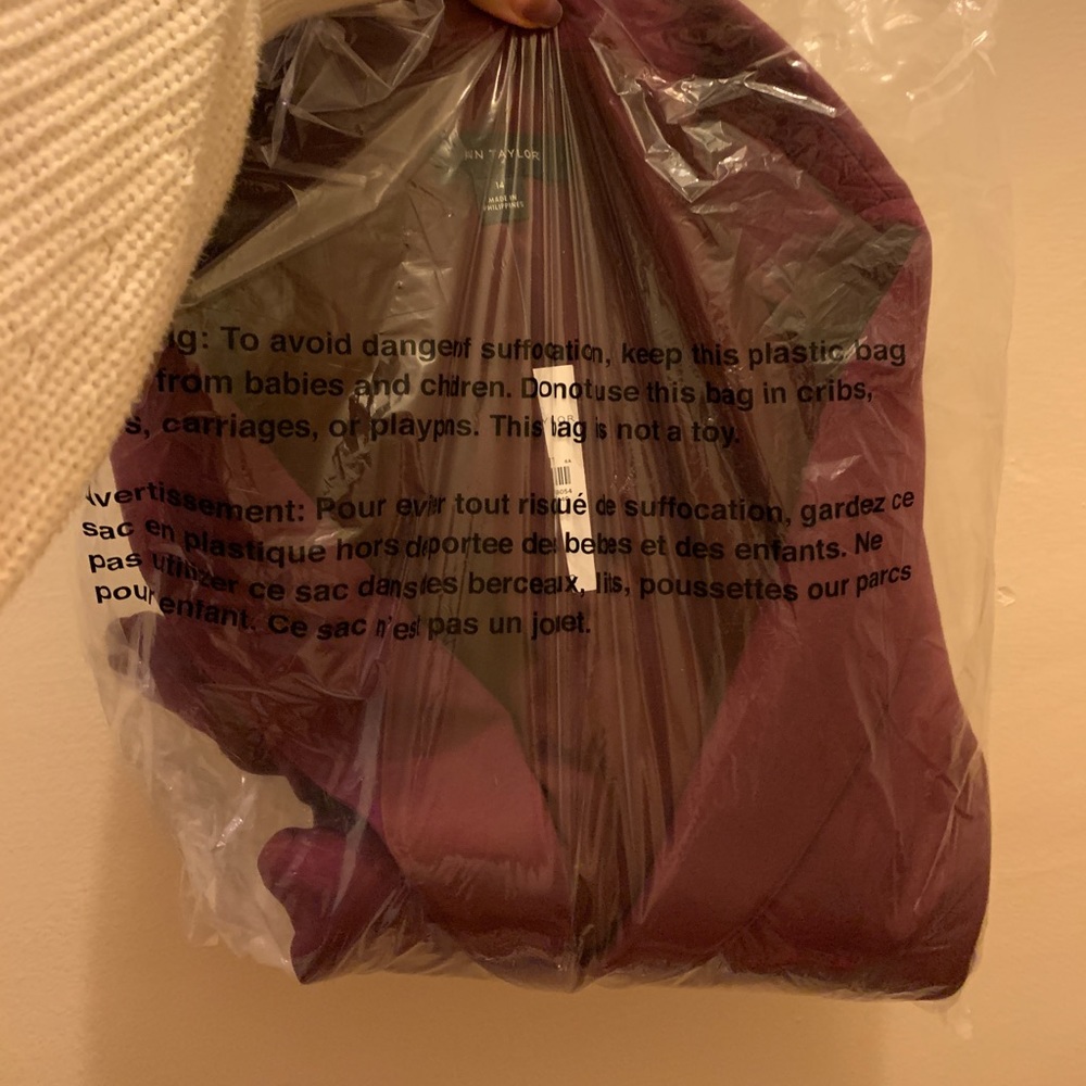 NWT Ann Taylor Plum Tart Blazer